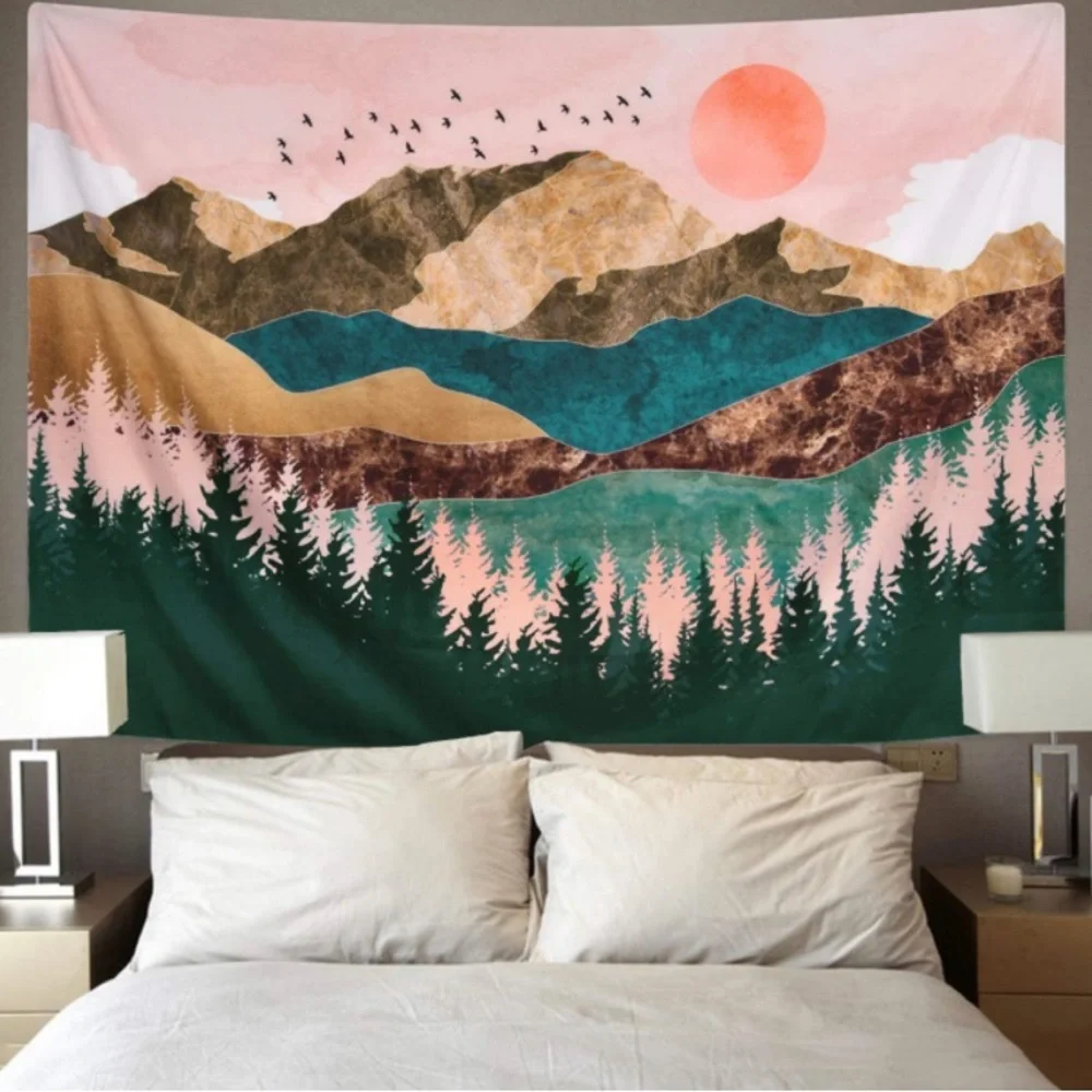 ⛰️ Mountain Peak Tapestry